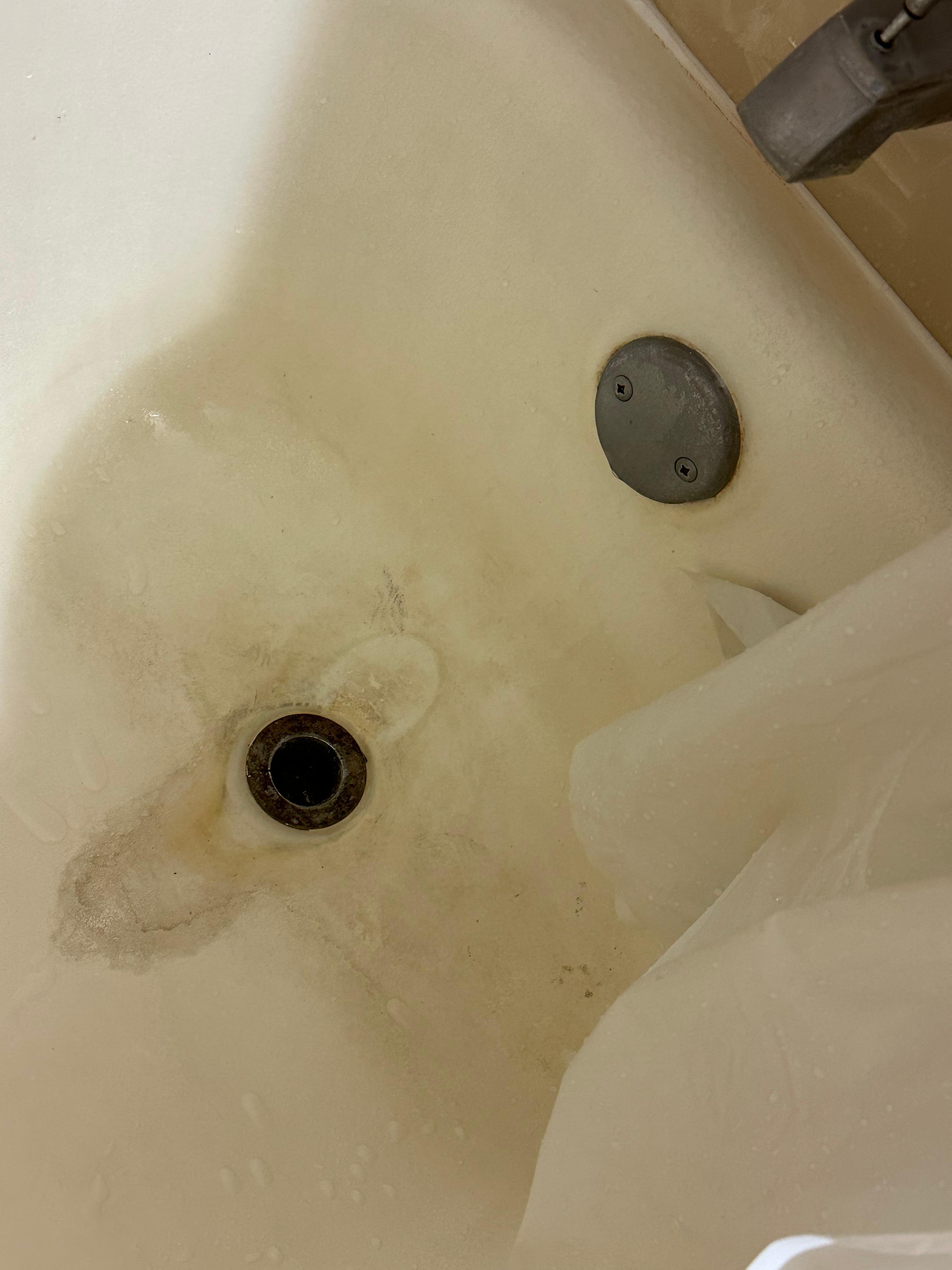 Tub dirty 