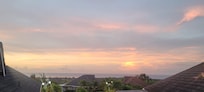 View of sunset from back garden!