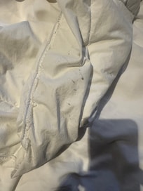 Das war die Decke. Wirklich nicht gefleckt