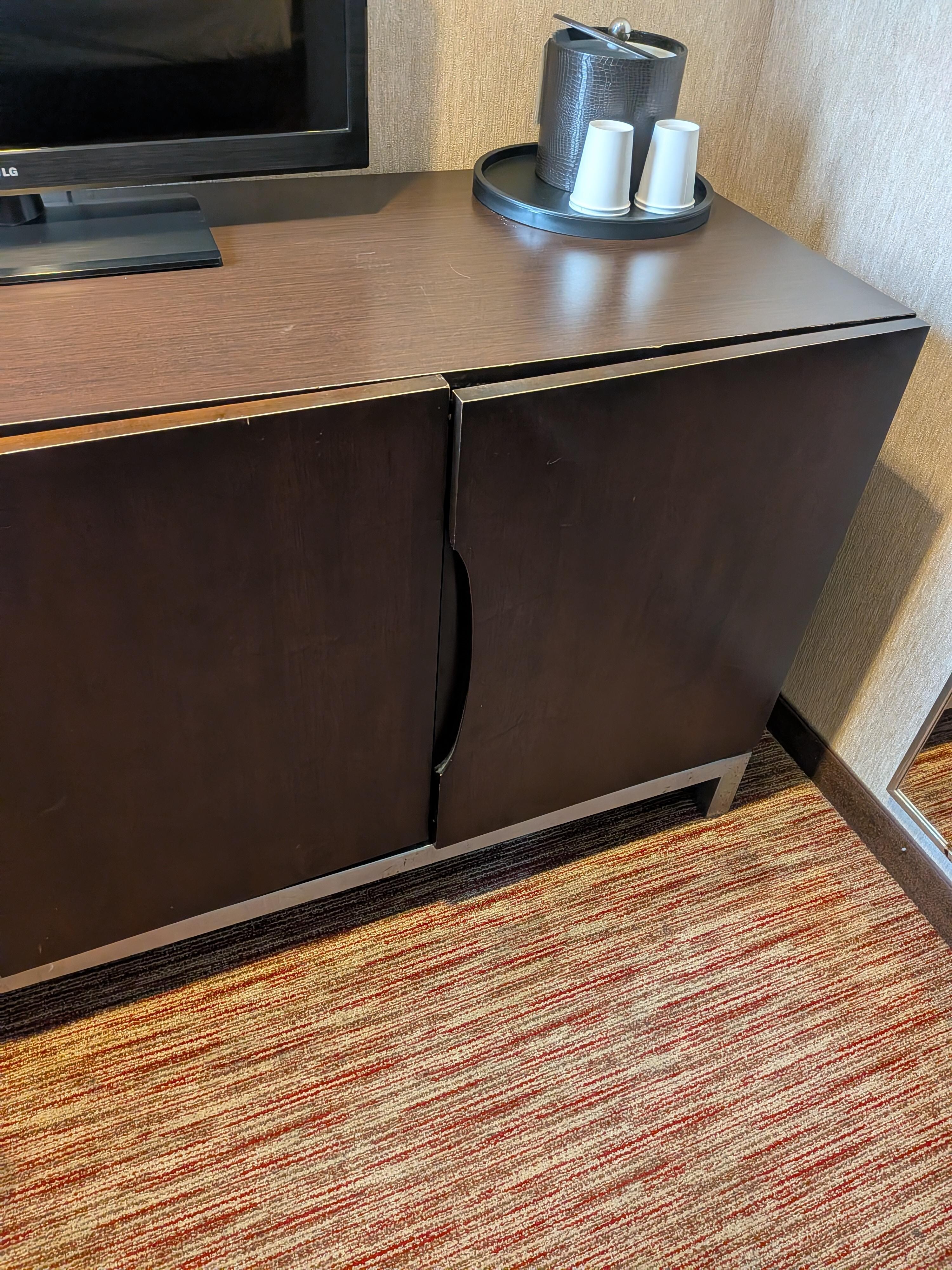 Broken dresser doors