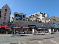 The hotel from the harbour