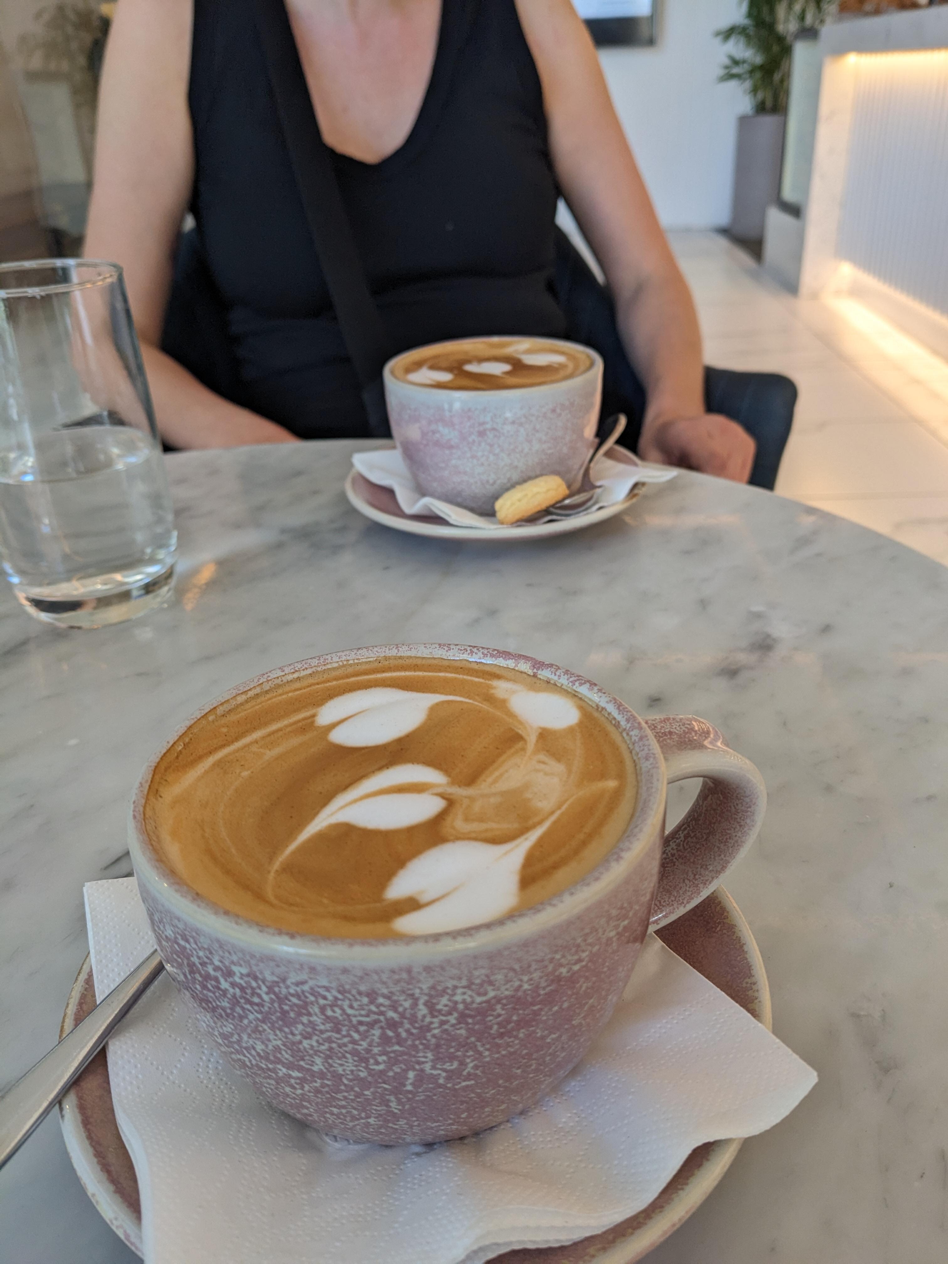 Coffee in the lobby!!