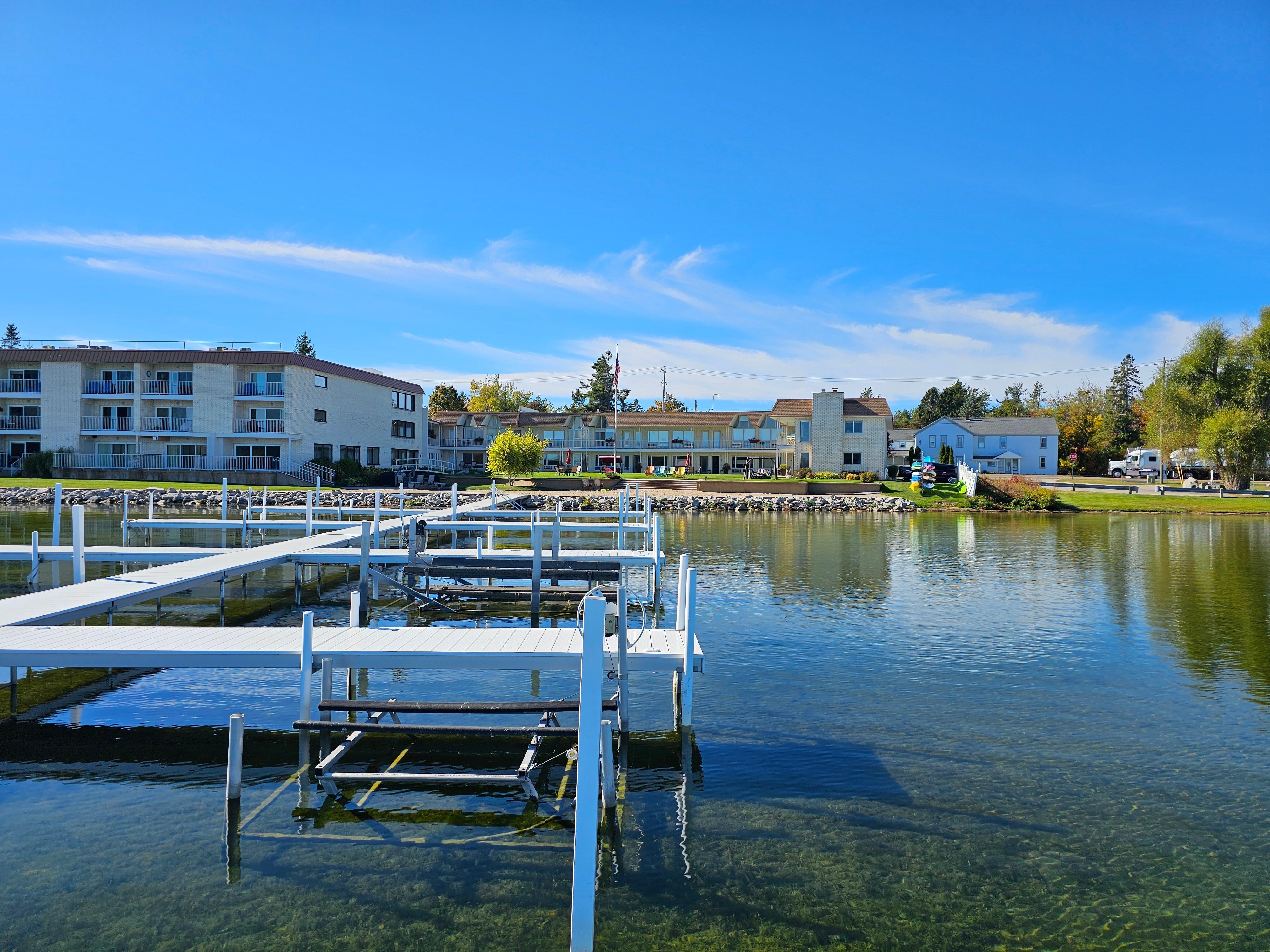 View of the condo from the doc.