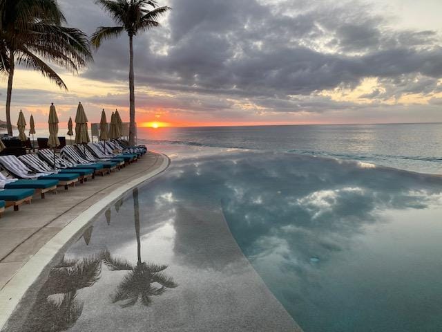 Morning view right outside the room