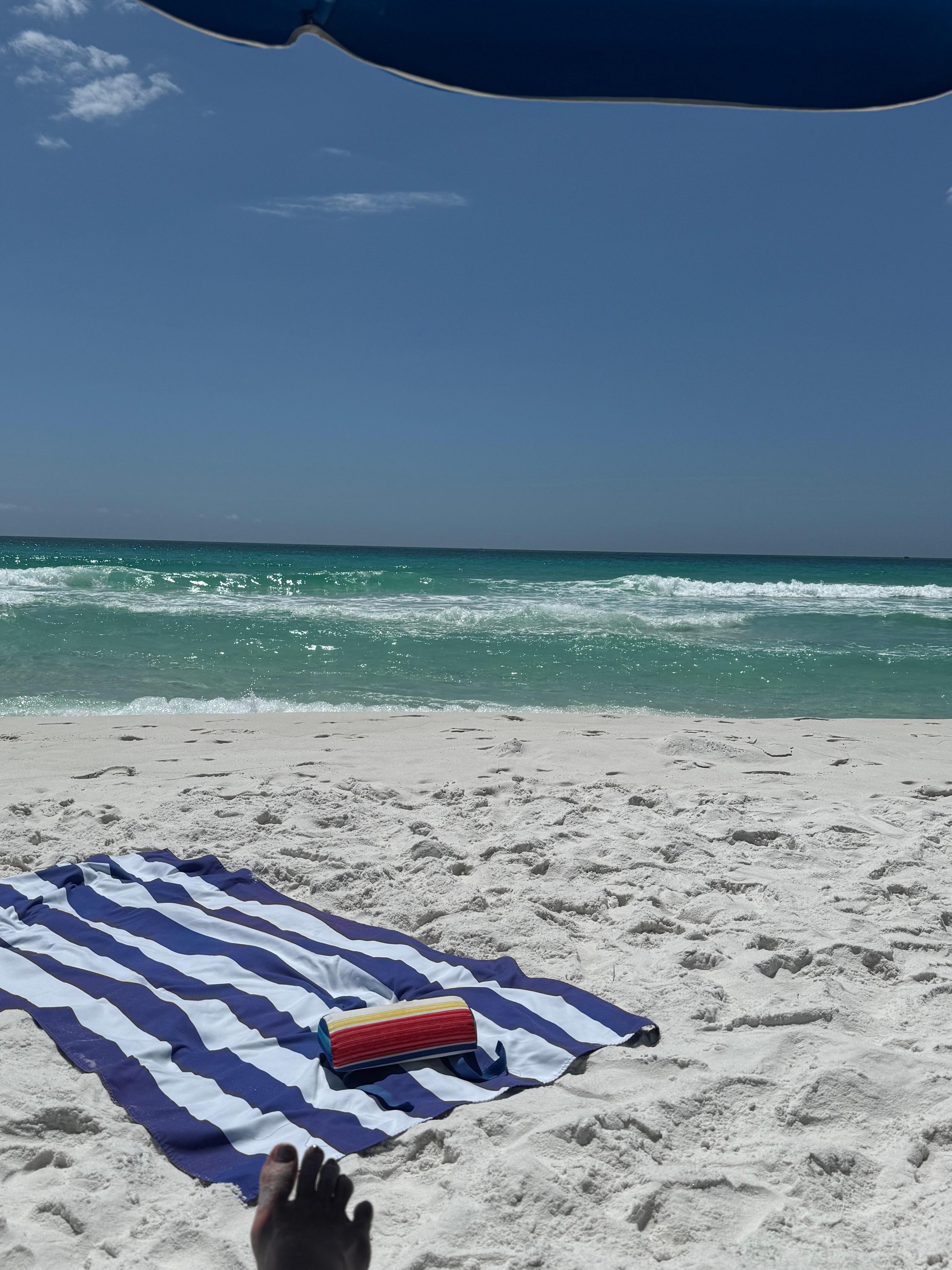 Umbrella set-up so nice 