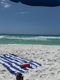 Umbrella set-up so nice