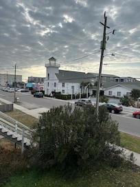 This is right off the balcony of the house.