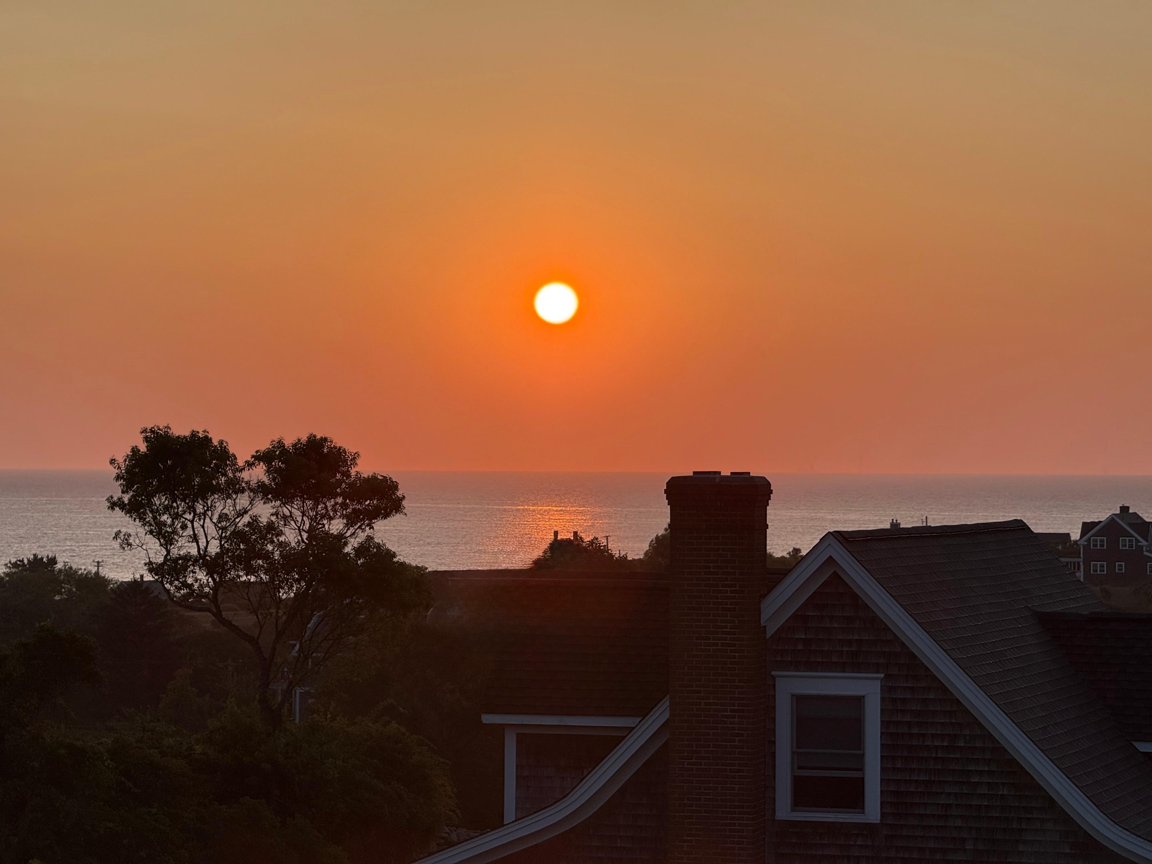 Sunrise from the upper deck