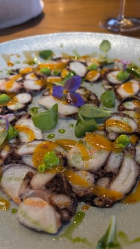 Octopus carpaccio