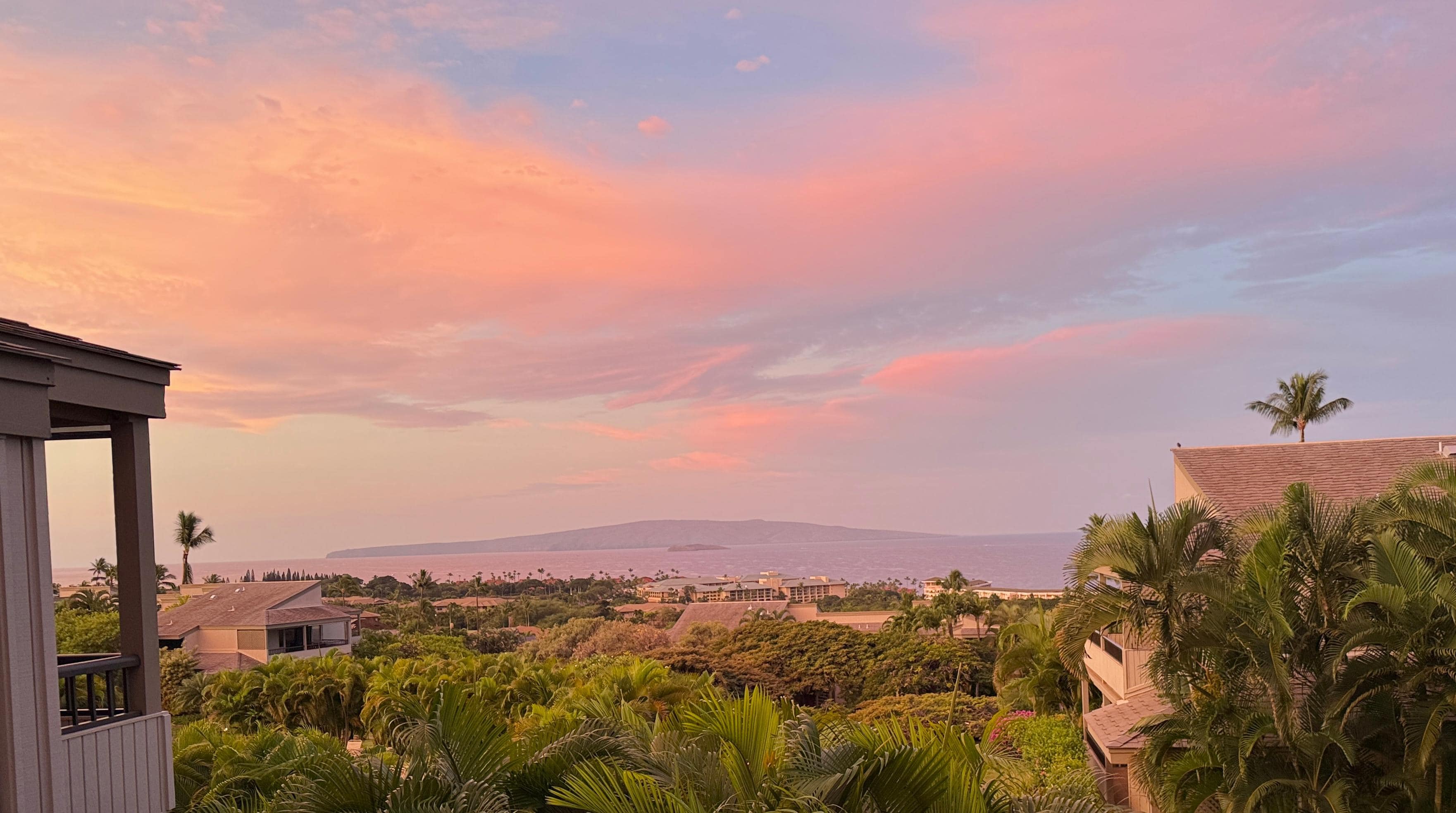 Sunrise from the Lanai