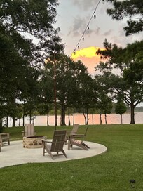 Beautiful sunsets each evening.