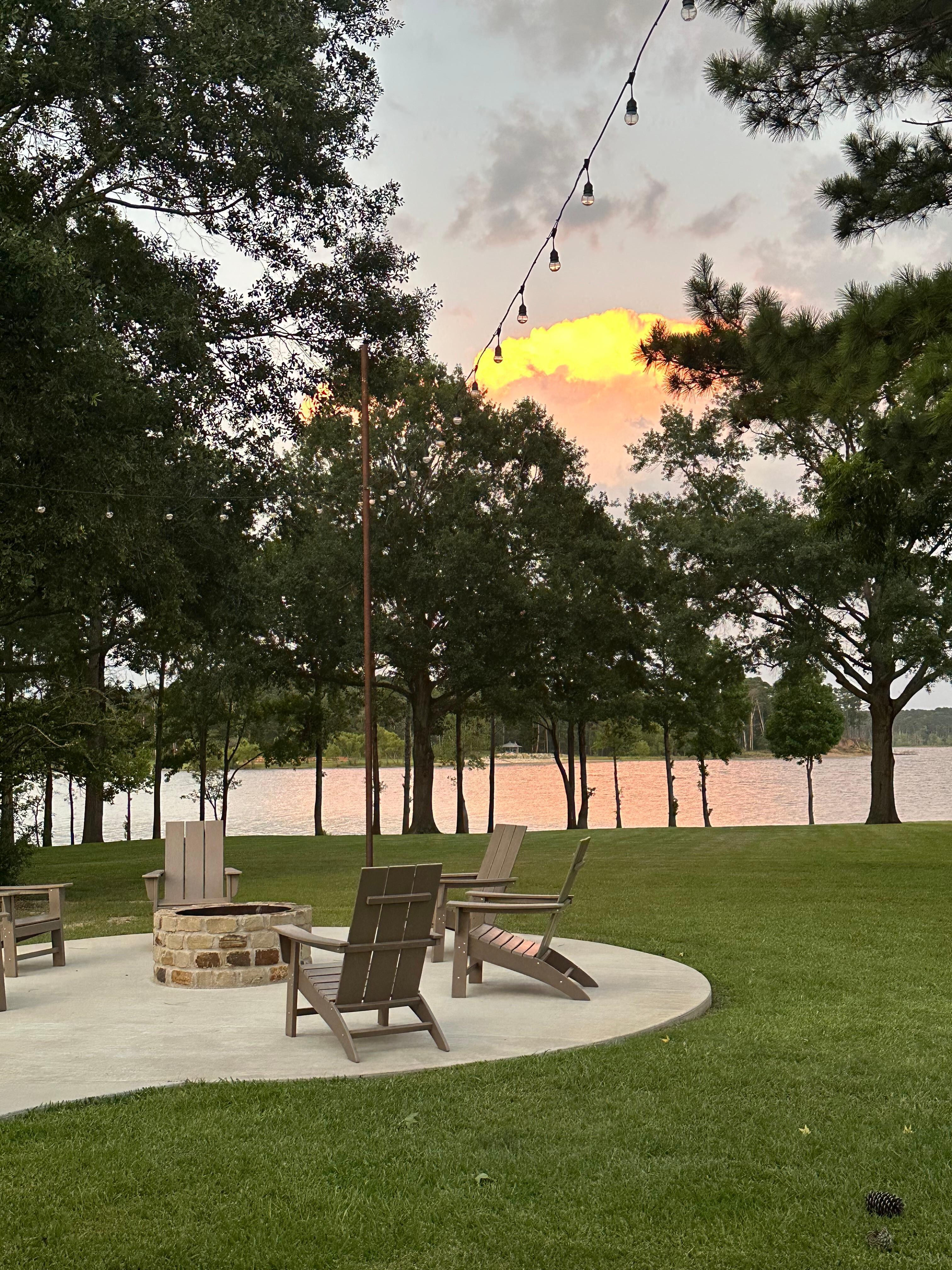 Beautiful sunsets each evening. 