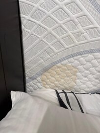 Large stain on mystery mattress