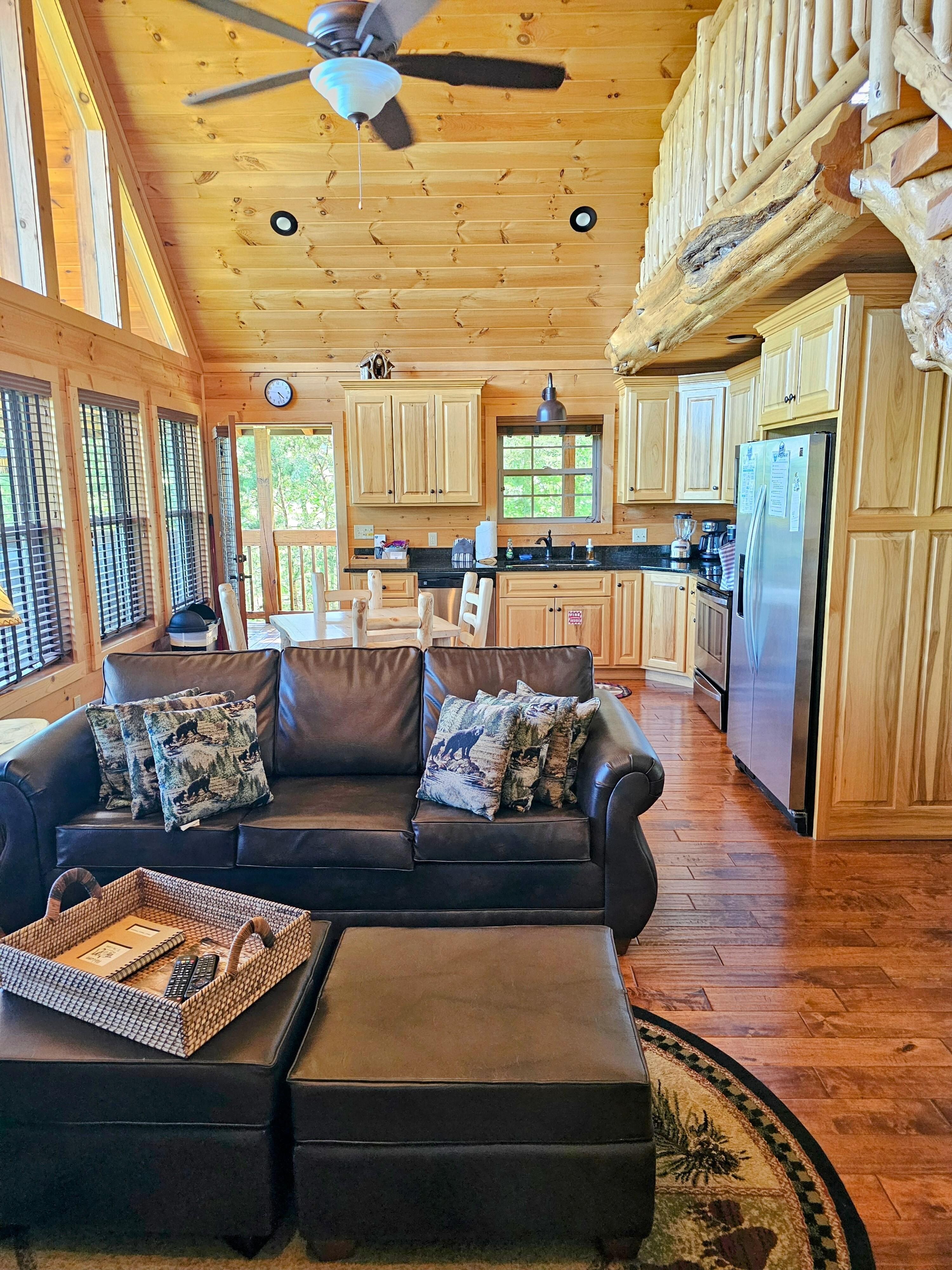 Living room and kitchen 