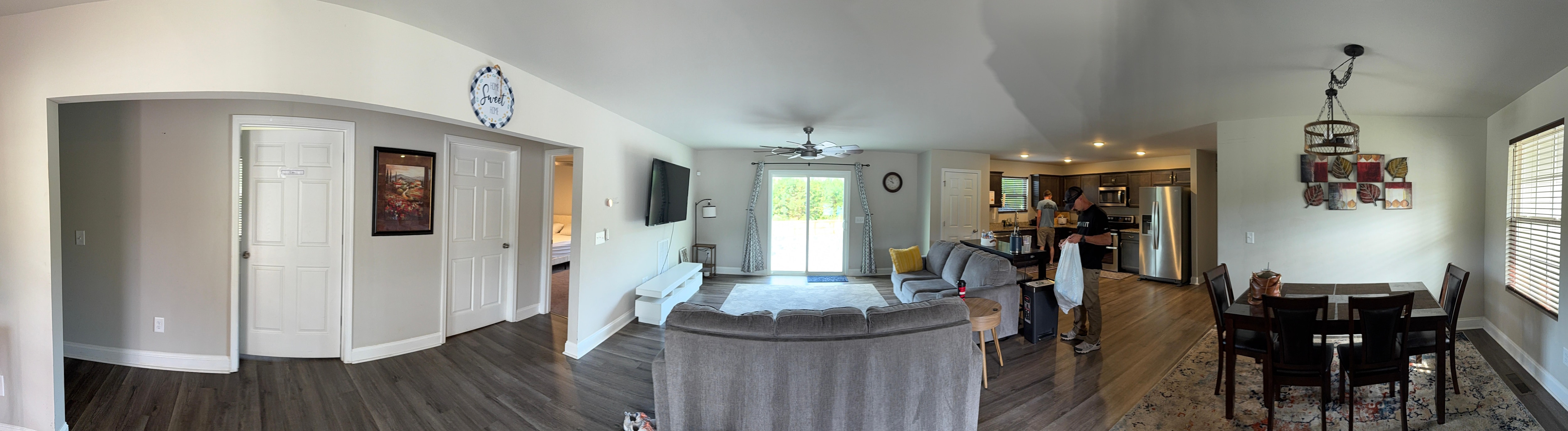 Pano of the living area 