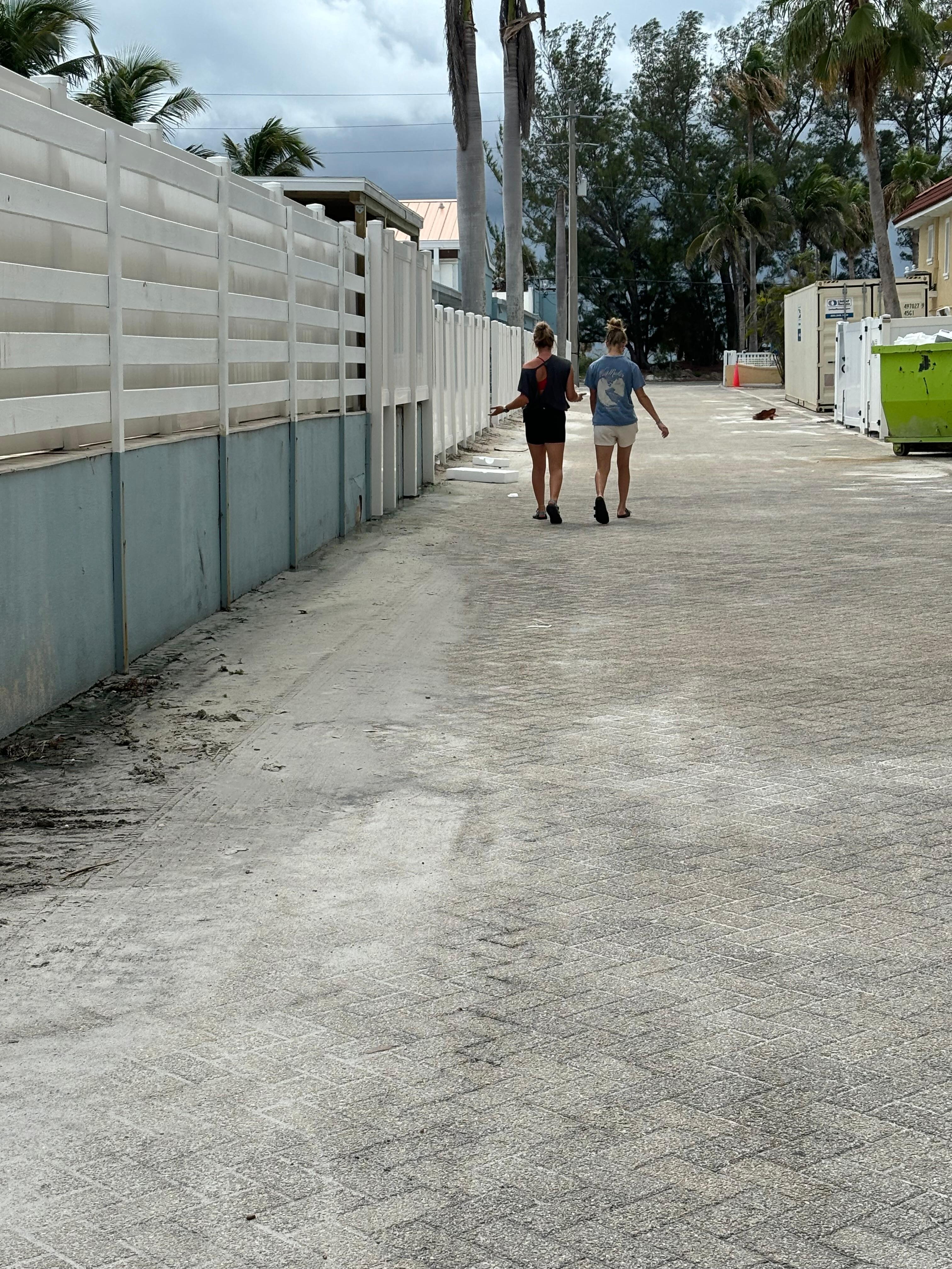 Short walk to the beach from the rental! 