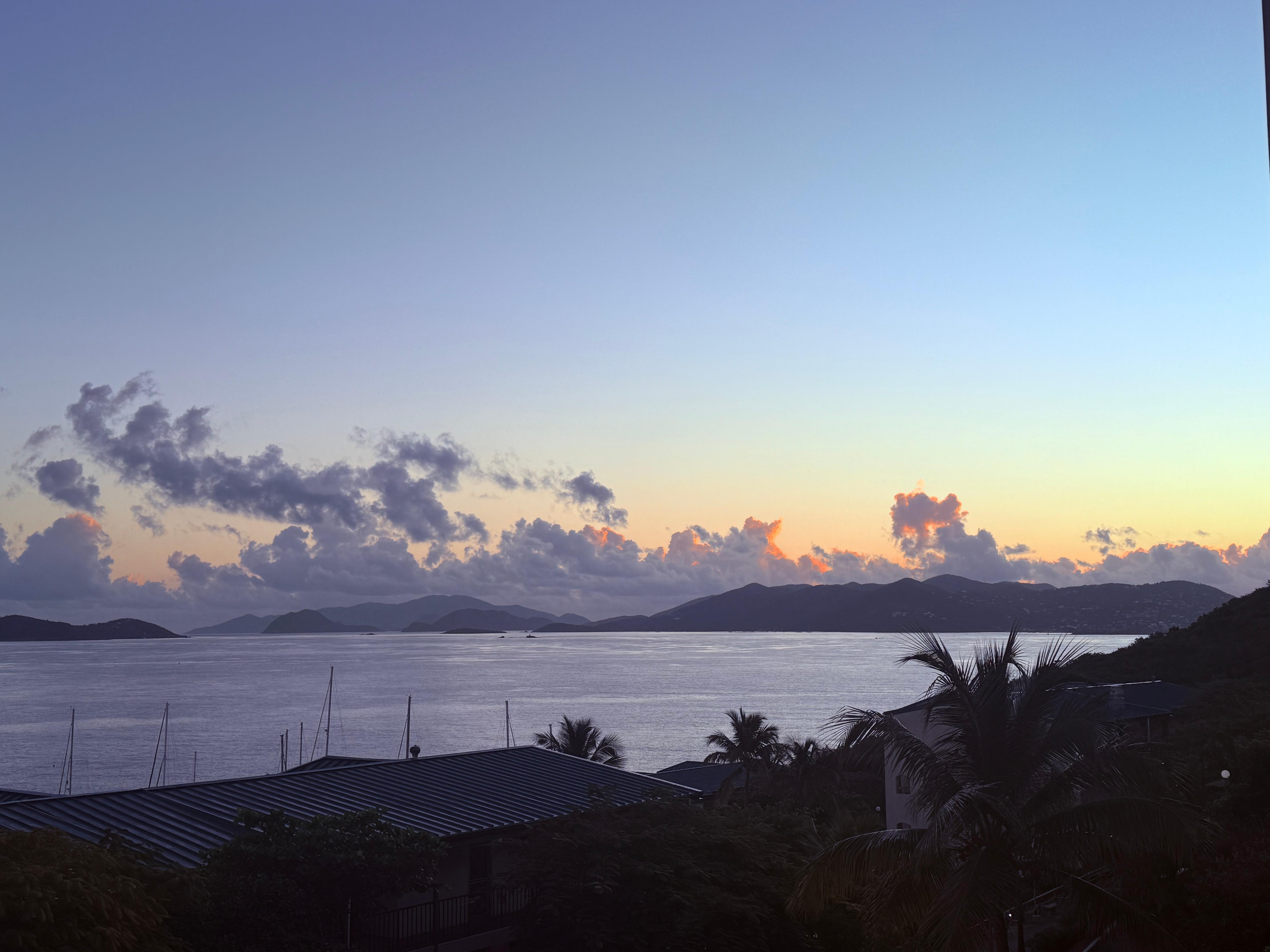 Sunrise from balcony 