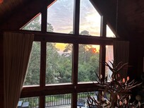 Sunset view from the second floor