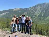 Horseback riding at Swan Mountain