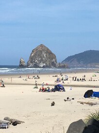 Haystack Rock, less than 2 miles from Tolovana Inn