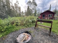 Morning fire.