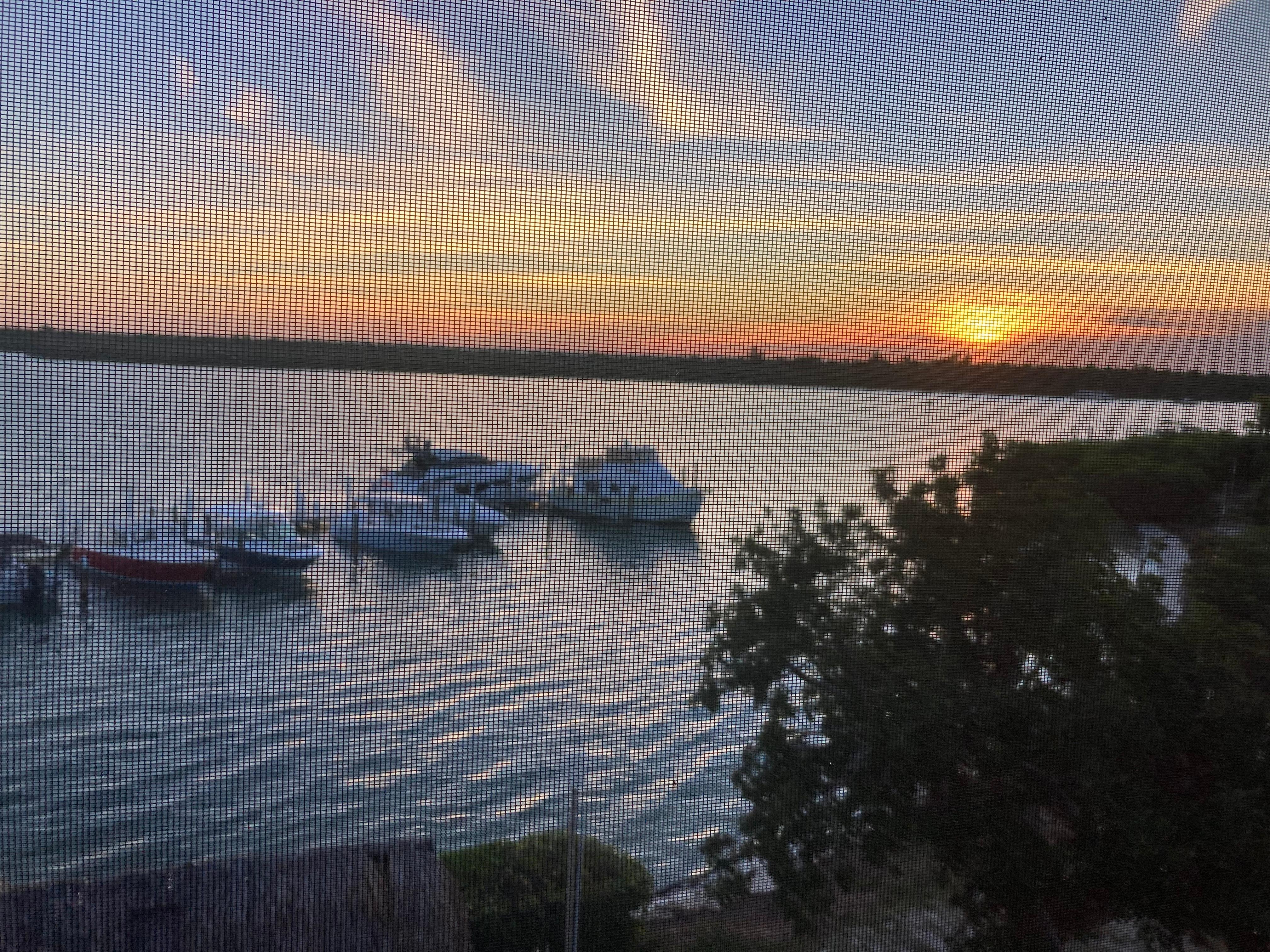 And equally stunning sunrise overlooking the Marina from our room in Coconut