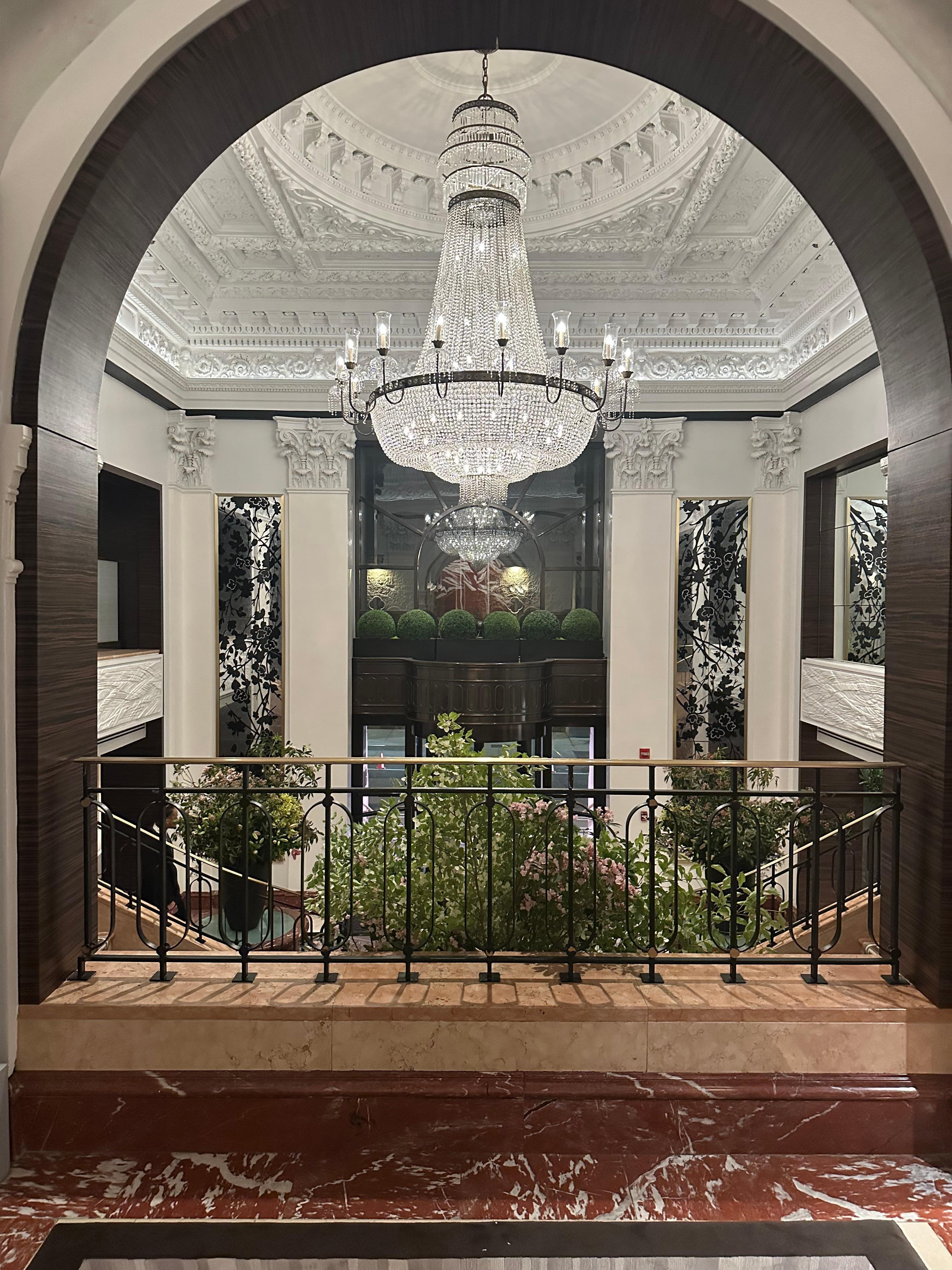 Lobby from elevator banks.
