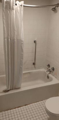 Filthy bathroom.