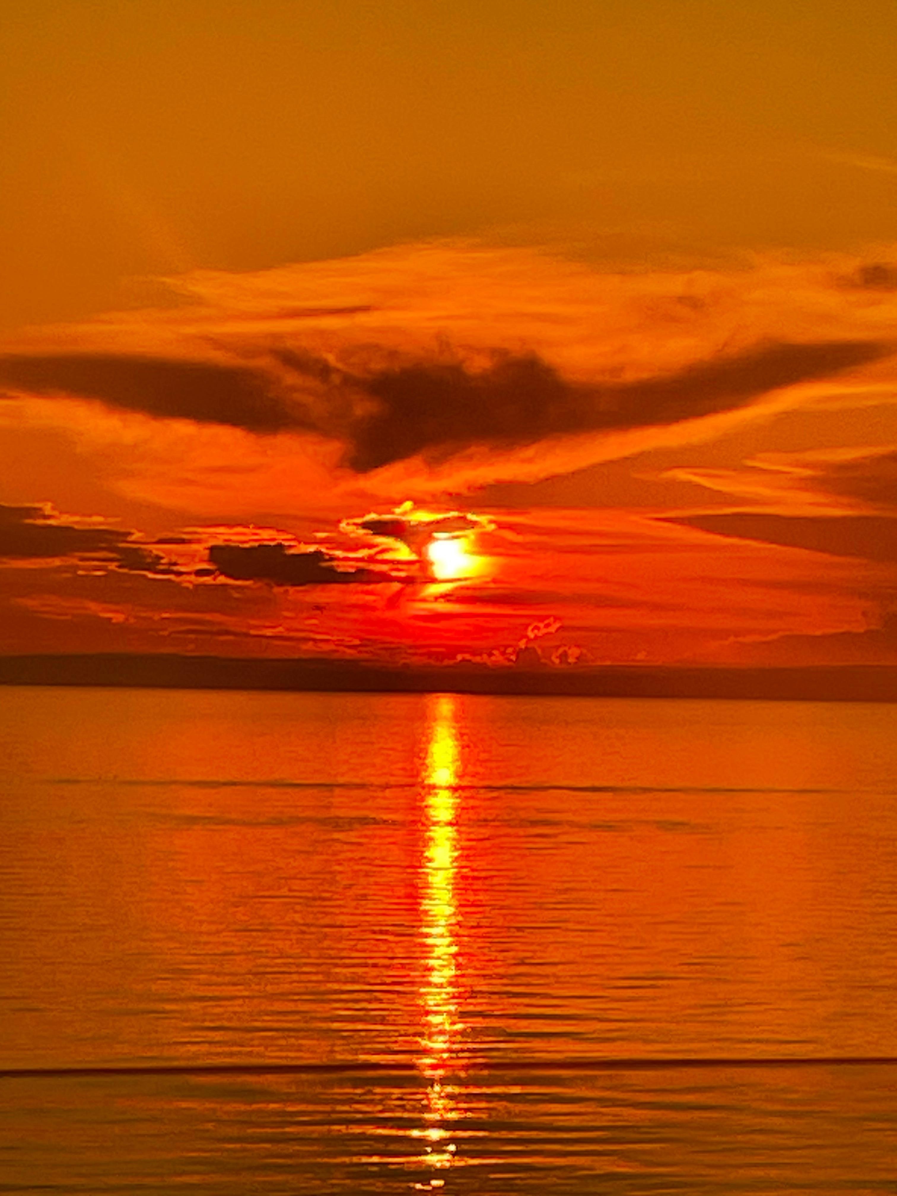 Solnedgång på balkomgen