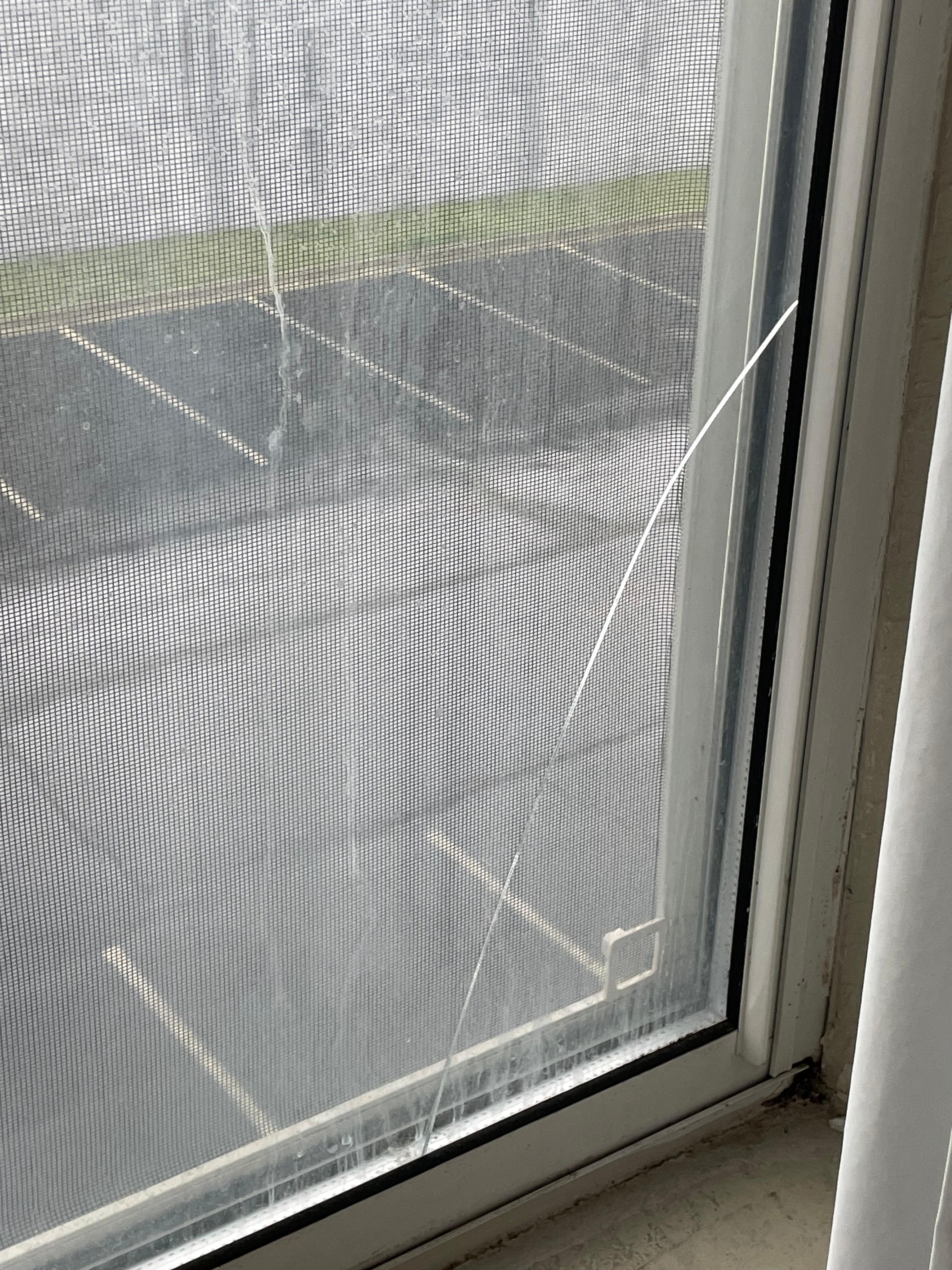 Broken window