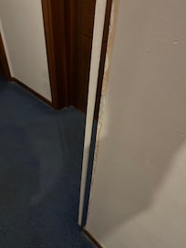 Molding coming off the wall