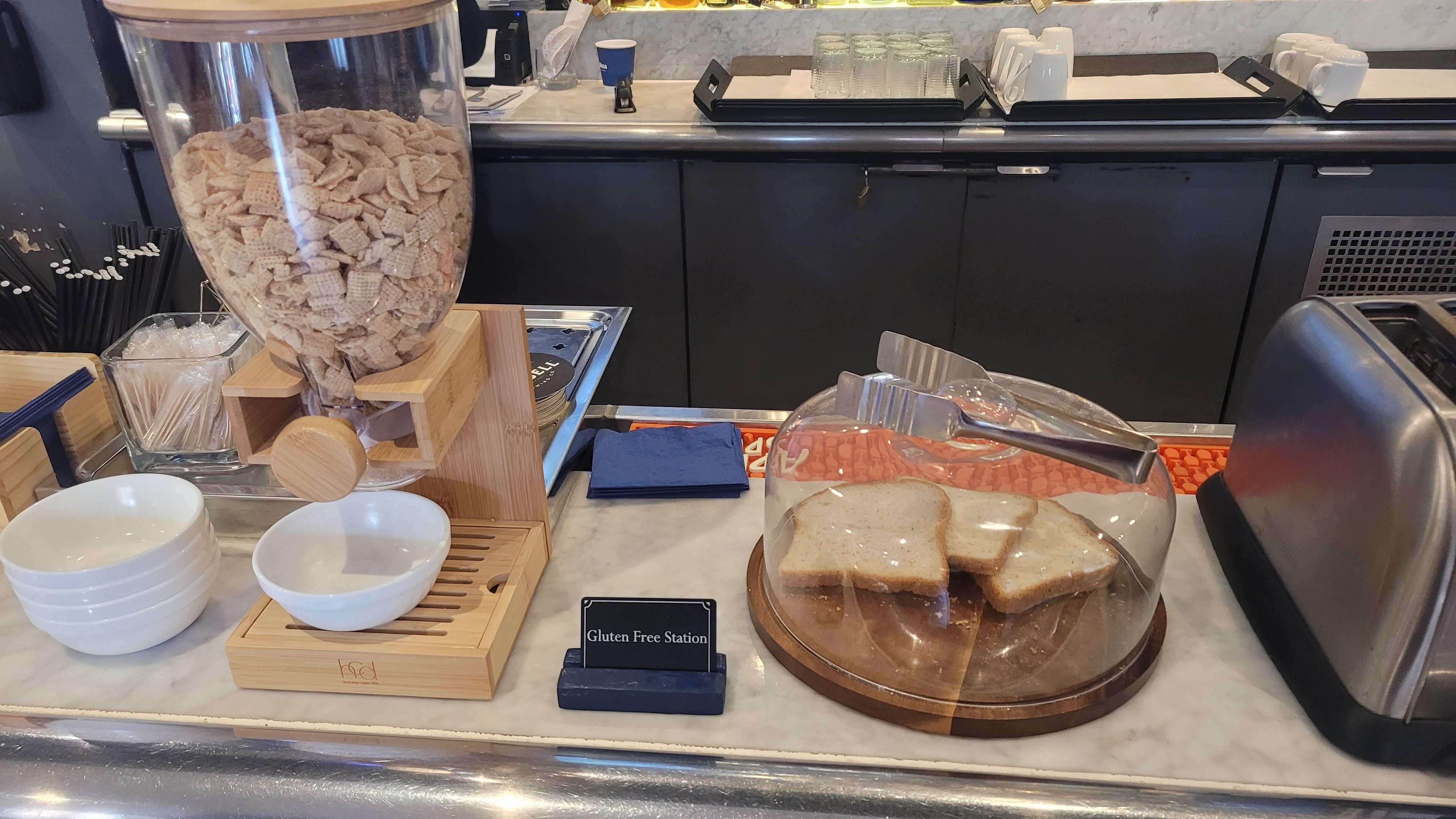 The 'Gluten free  reakfast!'