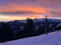 Sunset at 9800 feet