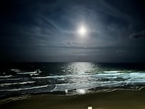 Amazing moon lit night from our room