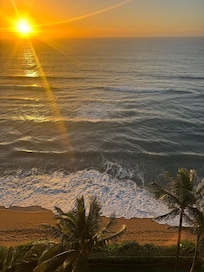Beautiful sunset from the Lanai