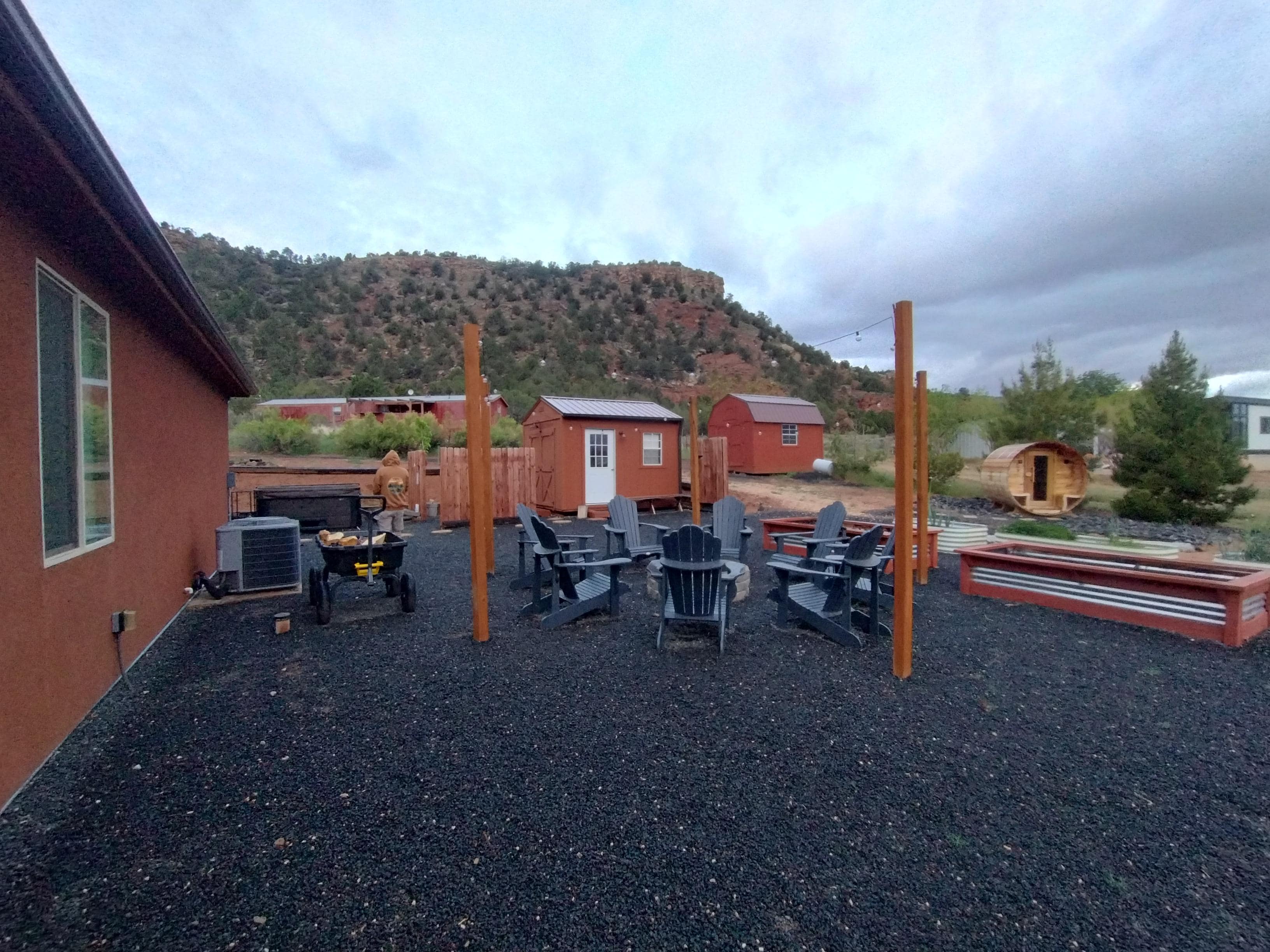 View of the for ring