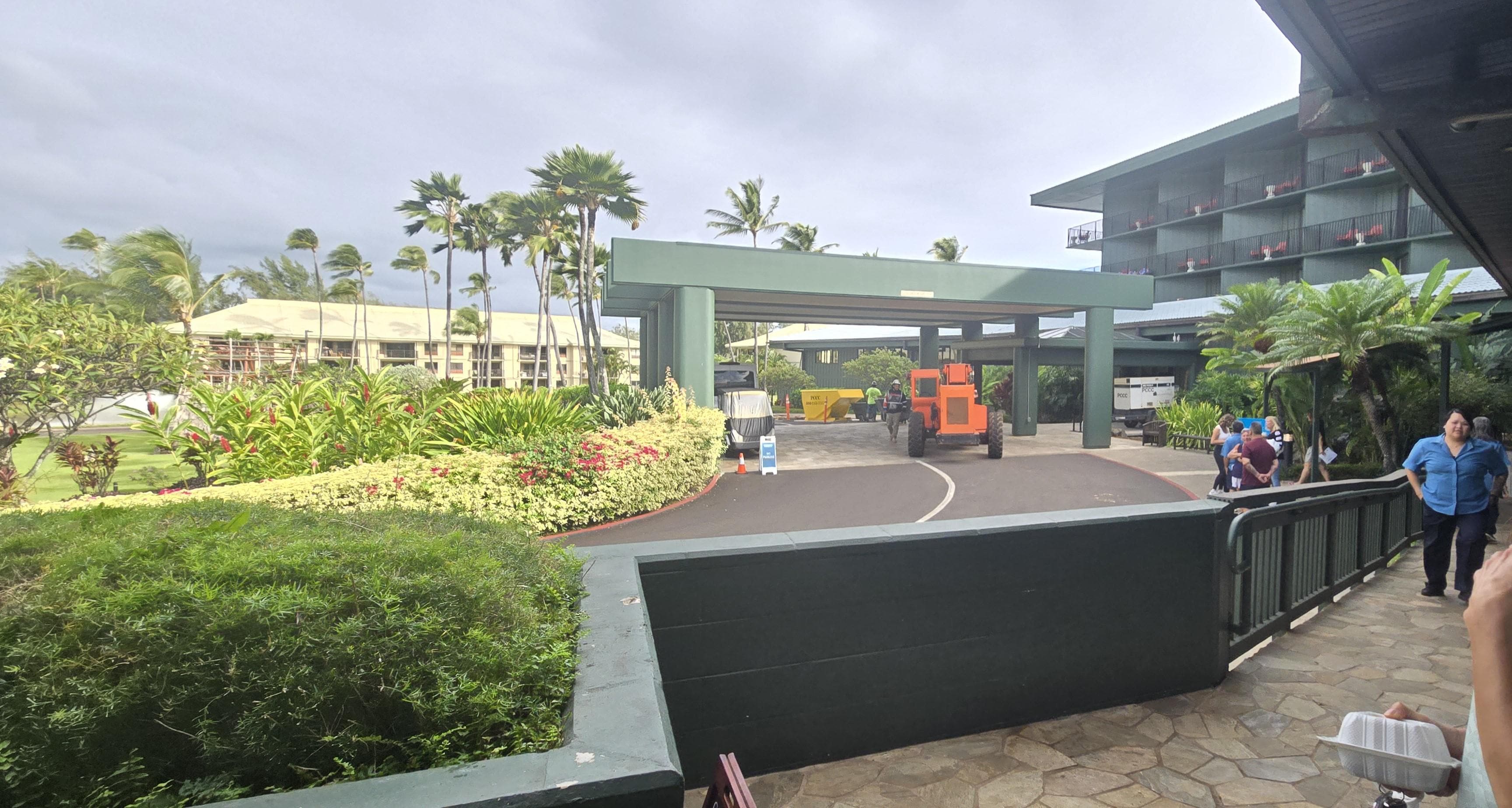 Main entrance closed