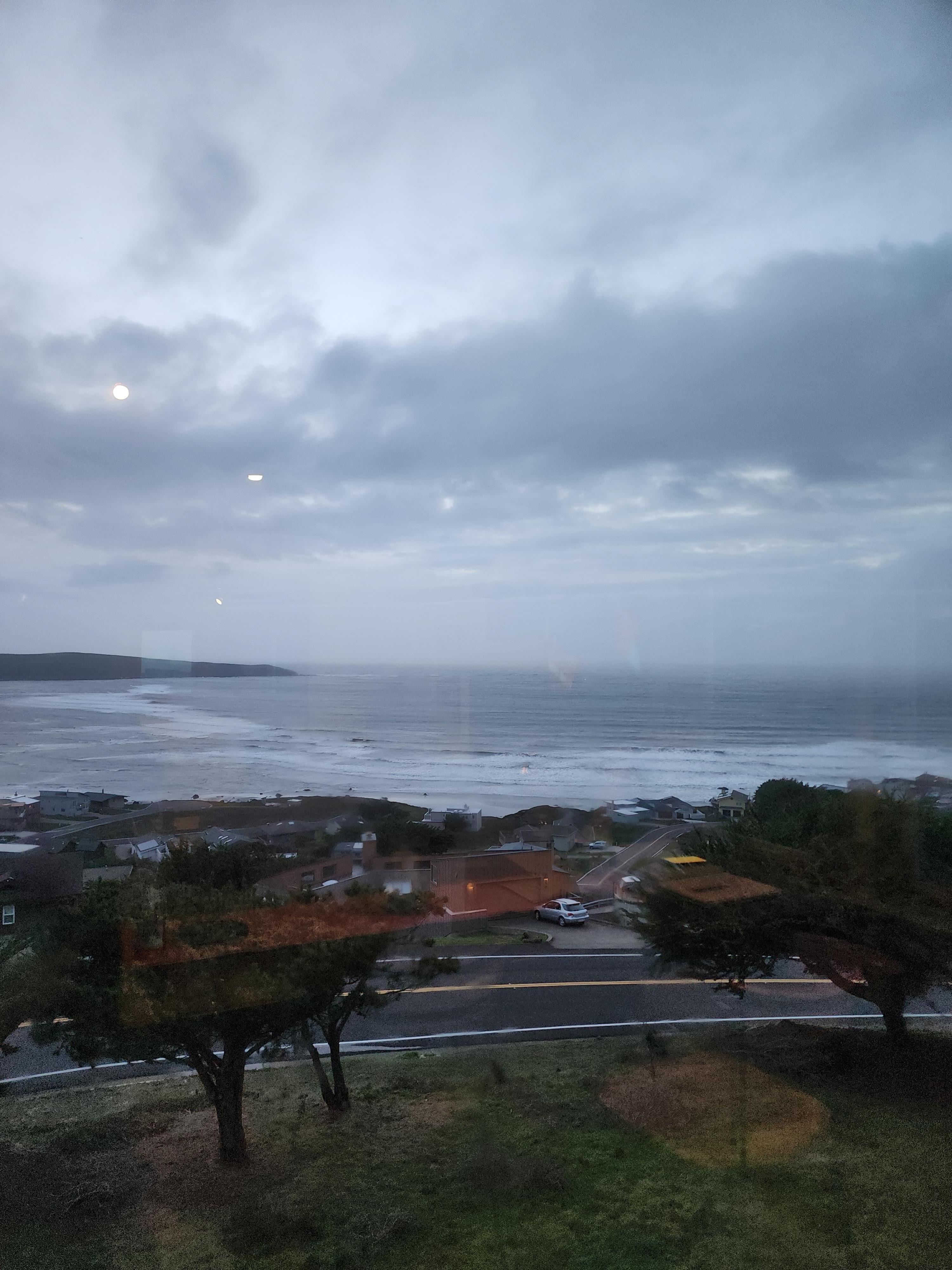 A beautiful rainy day with a stunning view!