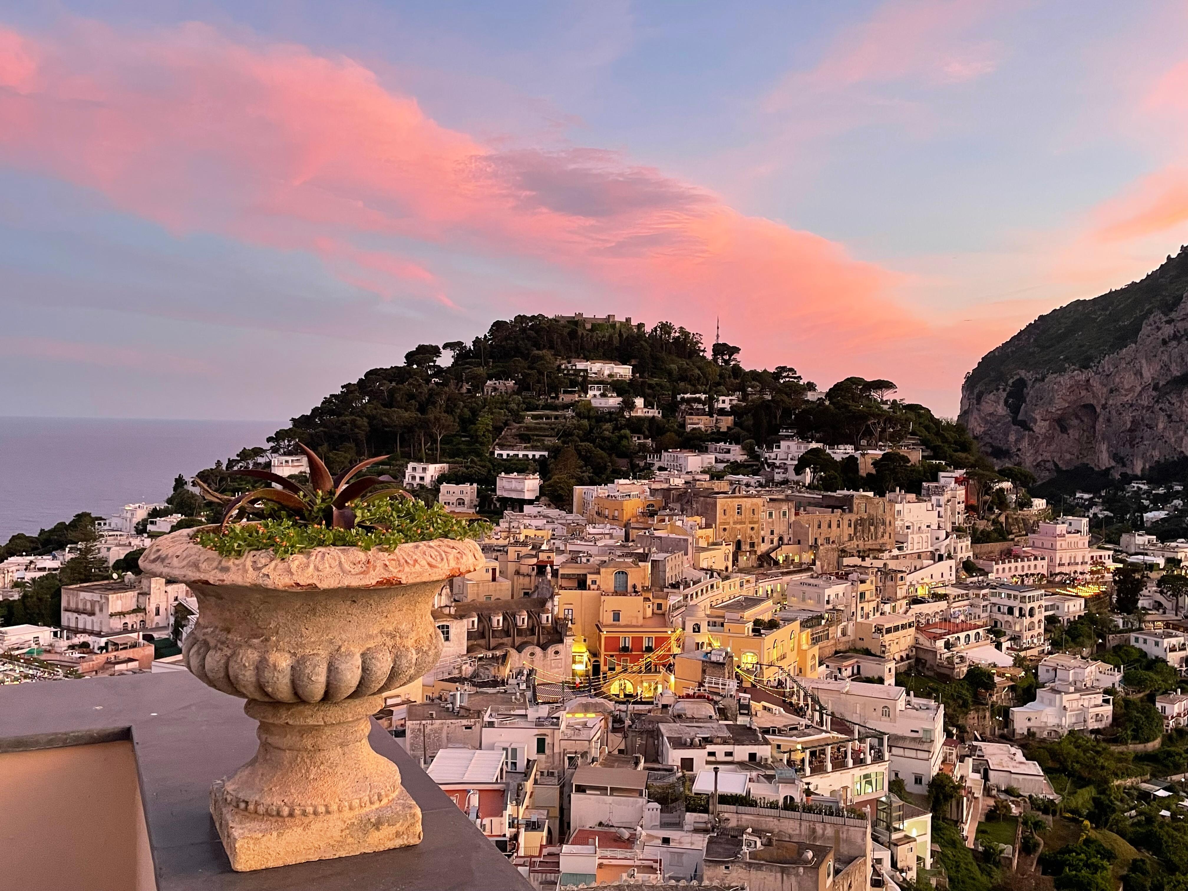 Capri Town from the Amazing Deck