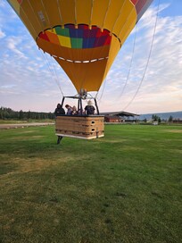 Hot air balloon ride in Fraser, CO