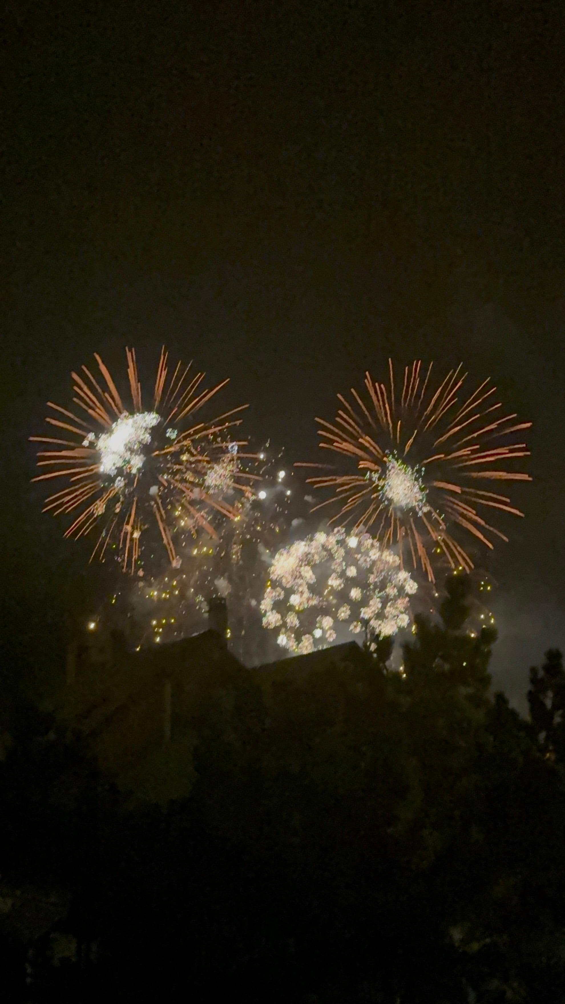 En prime : vue depuis le balcon du feu d’artifices!!