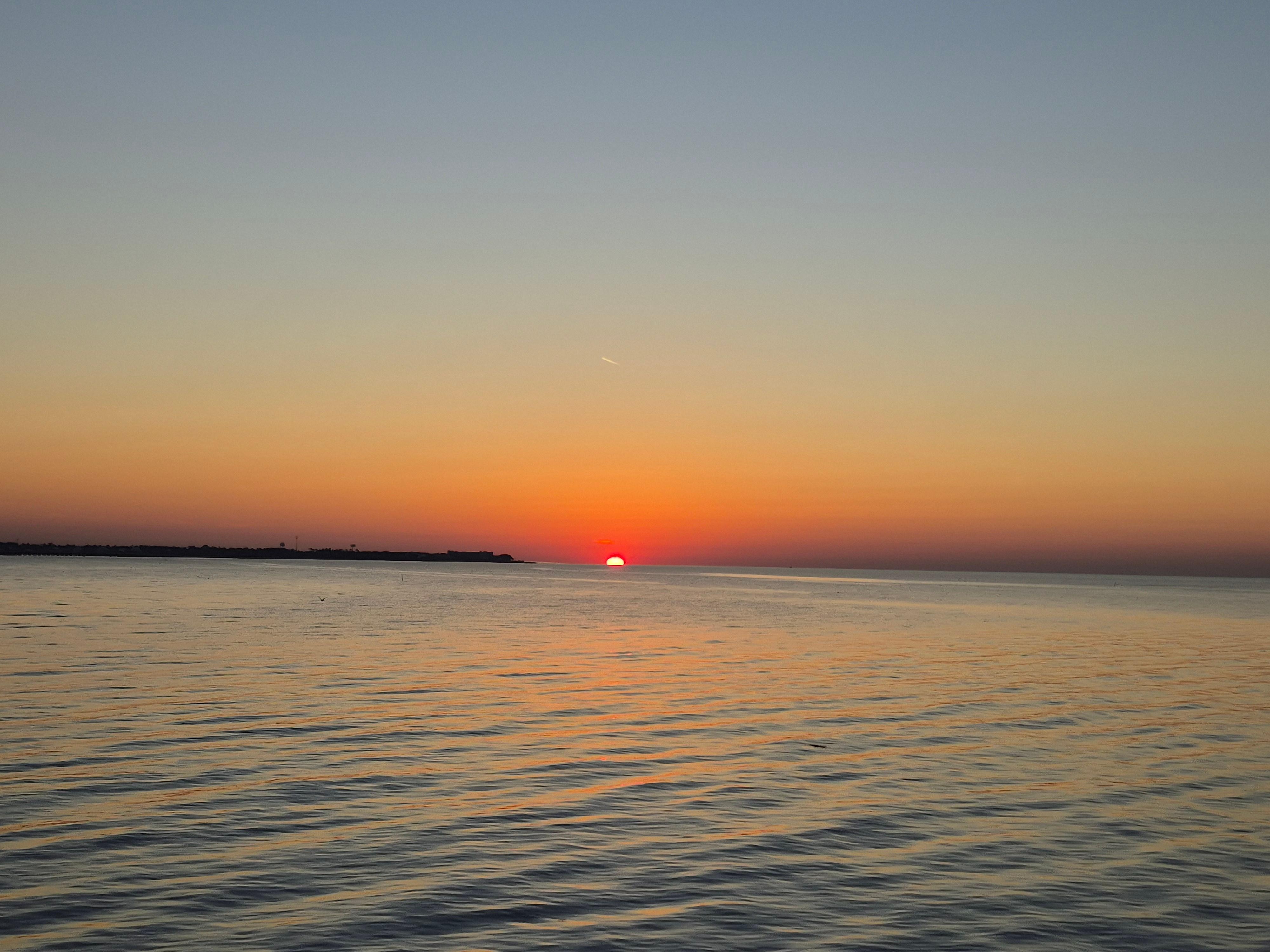 Sunrise at the beach within walking distance.