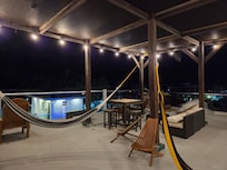 Night view from the hotel roof.