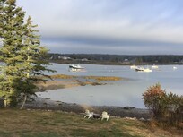 The lawn to the harbor