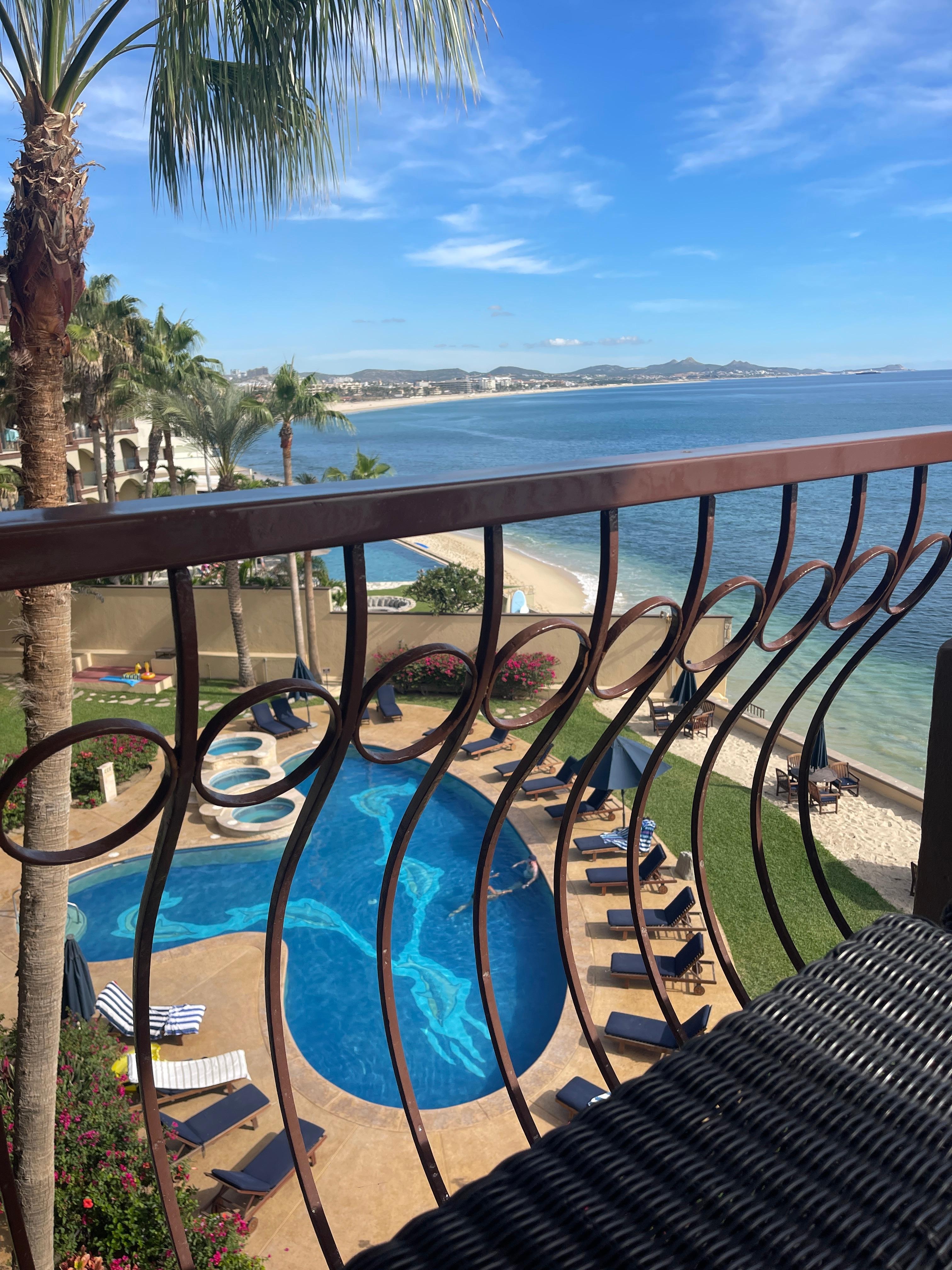 View of pool looking south 