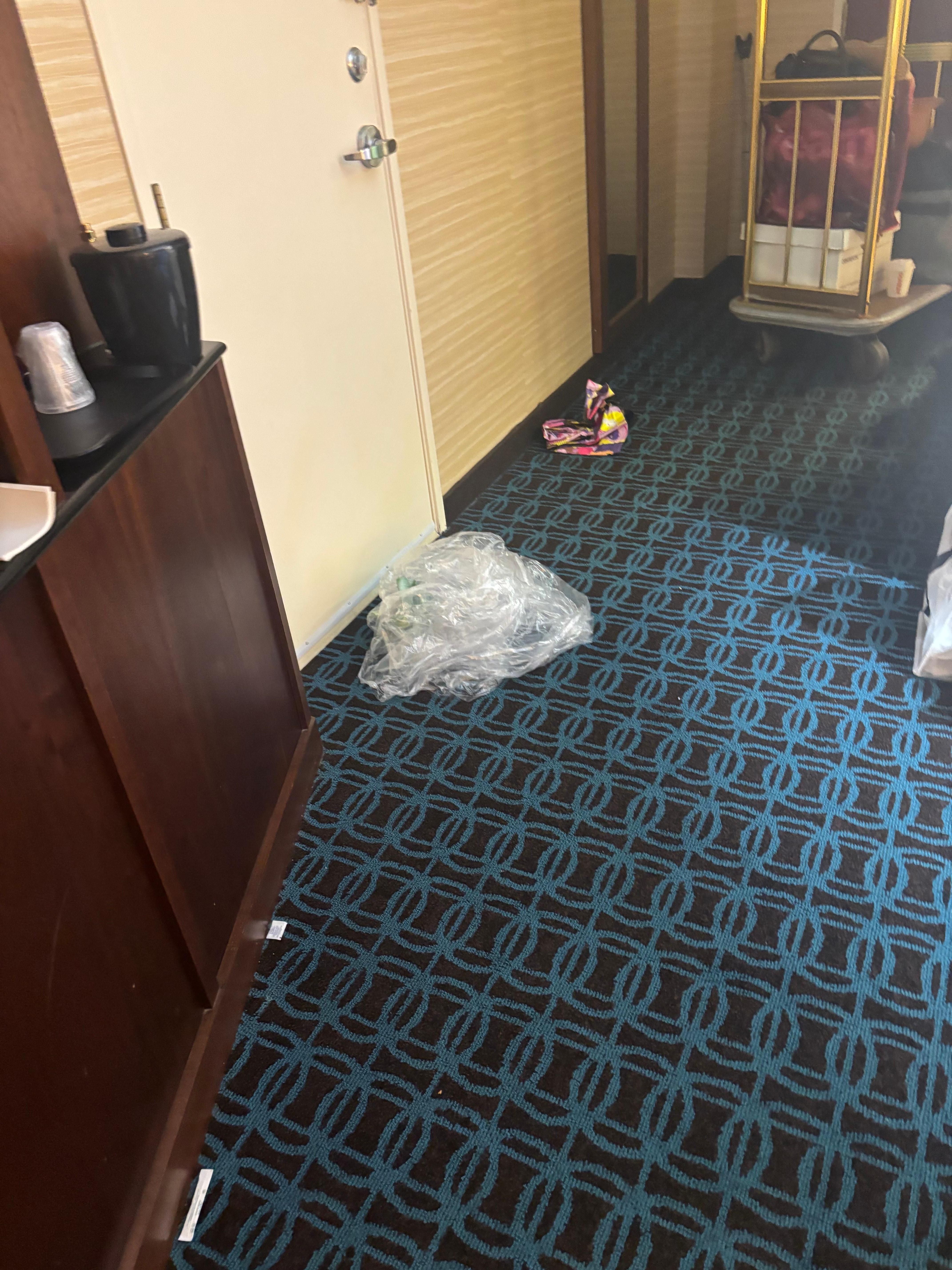 Never cleaned, was not even vacuumed