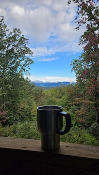 Afternoon coffee,  after a visit to the Jumping Goat Coffee Shop