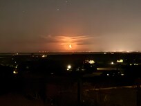 Mond über dem Steinhuder Meer