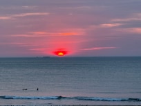 Sunrise view from third floor room