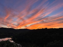 Sunset from the deck.